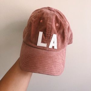 LA corduroy hat